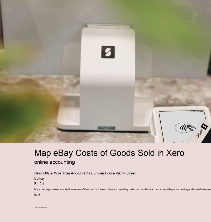 Map eBay Costs of Goods Sold in Xero