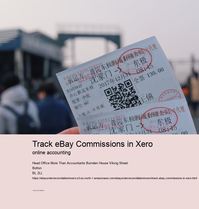 Track eBay Commissions in Xero